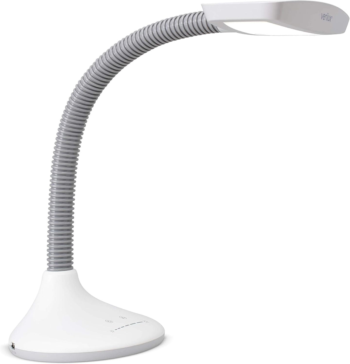 Verilux SmartLight Full Spectrum LED Desk Lamp with Adjustable Brightness