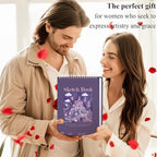 Purple Sketch Book for Women - Image 9