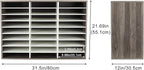 TQVAI Wood Literature Organizer, 27 Slots Hold 13500 Sheets A4 Papers, Wooden - Image 3