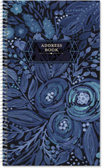 Navy Blossoms Address Book by Current
