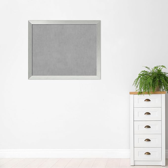 Amanti Art Silver Framed Magnetic Board 36x44 X-Large Vision Board - Image 5