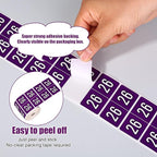 500pcs 2026 Year Stickers, 5x2.5cm/1.97x0.98in 26 Year Colored Self-Adhesive - Image 5