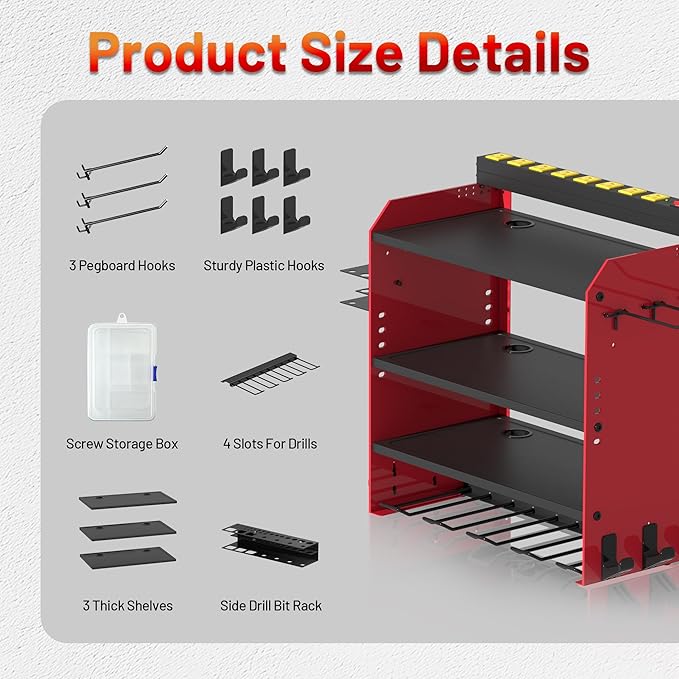 CFMASTER Power Tool Organizer Wall Mount - Image 9
