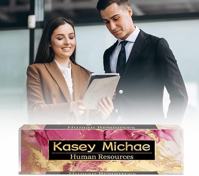 SalaGraphics Desk Name Plate Personalized, Custom - Image 4