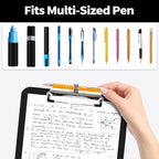 Sooez Plastic Clipboard with Pen Holder, Clip Boards 8.5x11 with Low Profile - Image 5
