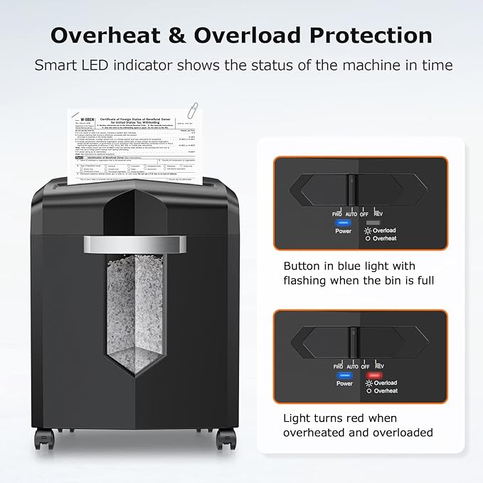 Bonsaii 12-Sheet Micro Cut Shredders - Image 5