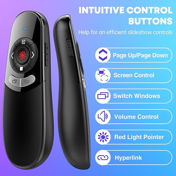 2 in 1 Type C USB Presentation Clicker - Image 5