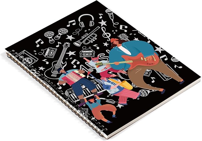MAXCURY Blank Sheet Music Composition Manuscript Staff Paper Art Music Notebook - Image 4