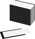 LLPT Magnetic Label Holder 5" x 3" 26 Packs C Channel White Paper Cards by LLPT-AllAboutAdhesiveTapes