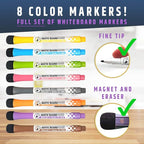 Large Dry-Erase Magnetic Monthly Calendar + Free Bonus: 3 Grocery/to-Do List - Image 5