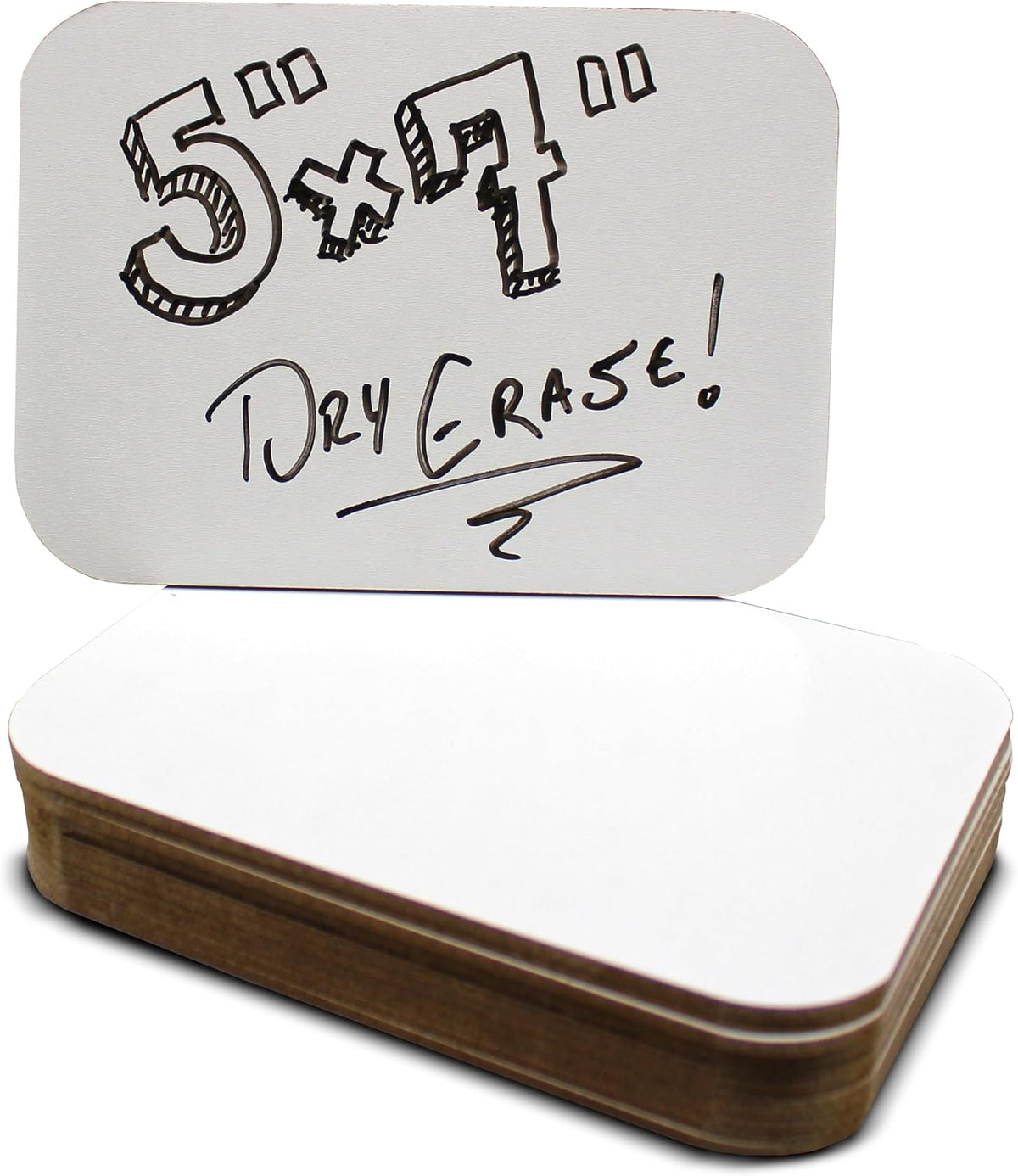 Flipside Products 5" x 7" (1/8") Two‑Sided Dry Erase Whiteboar...