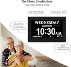 10.1'' Digital Clock, 1280*800p HD Extra Large Display, Digital Clock - Image 7