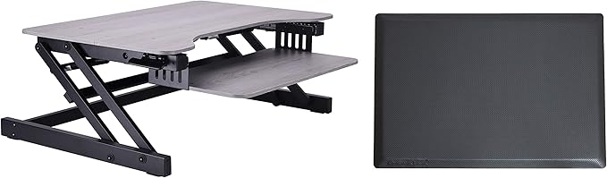 Rocelco 32" Height Adjustable Standing Desk Converter by Rocelco