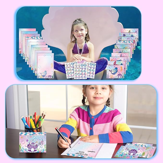 TaoBary 160 Pcs Stationery Paper Set 50 Double Sided Stationery Papers - Image 7