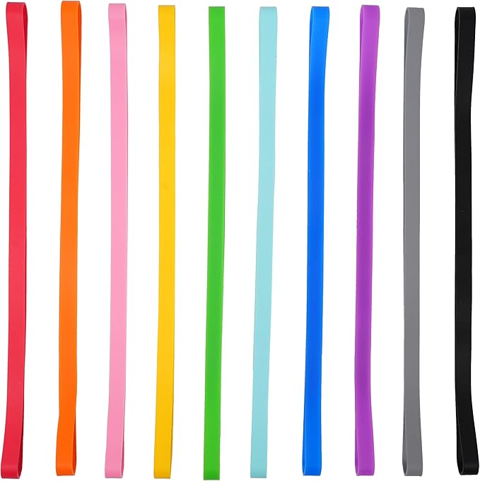 Rubber Bands Silicone 10 Pcs 12inch Elastic Bands - Image 4