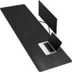 CENNBIE Leather Desk Mat Large, Extended Non-Slip Mouse Pad, Waterproof PU by CENNBIE
