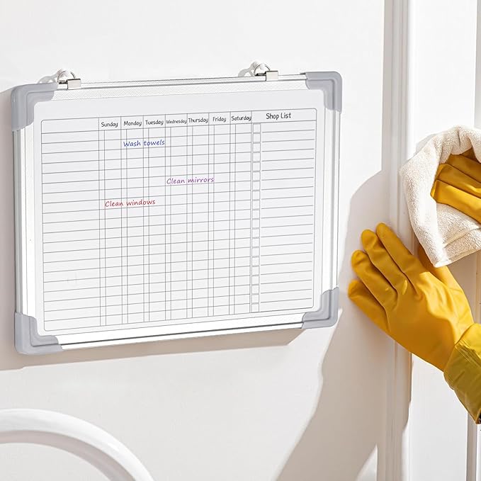 Lincia 12 x 16 Magnetic Dry Erase Chore Chart Board - Image 4