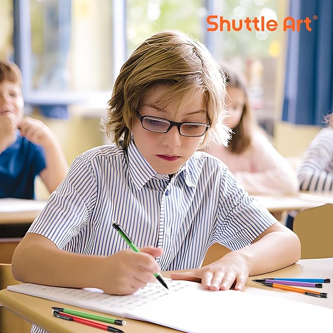 Shuttle Art Mechanical Pencils, 162 Pack Bulk Mechanical Pencils 0.7mm Medium - Image 5
