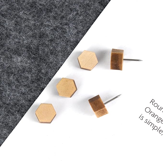 Decorative Push Pins, Wooden Push Pins - Image 5