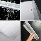 100 Pack Document Clear Plastic Folder Copy Safe Project Pocket LType US Letter - Image 3