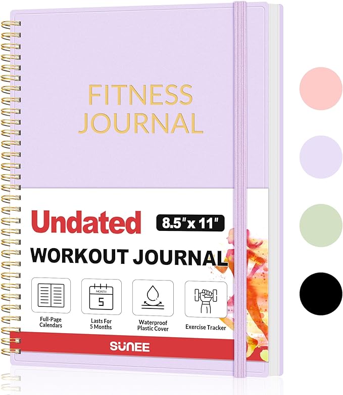 Fitness Journal Workout Planner by SUNEE