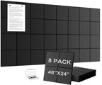 G Gamit Large Felt Wall Tiles Bulletin Board, Large Cork Board Alternative by GGAMIT
