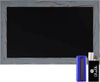 HBCY Creations Rustic Grey Magnetic Wall Chalkboard, Small Size 11" x 17" by HBCYCreations