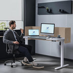 ERGO COLLECT Desk Privacy Panel, 2-in-1 Adjustable Acoustic Desktop Partition - Image 8