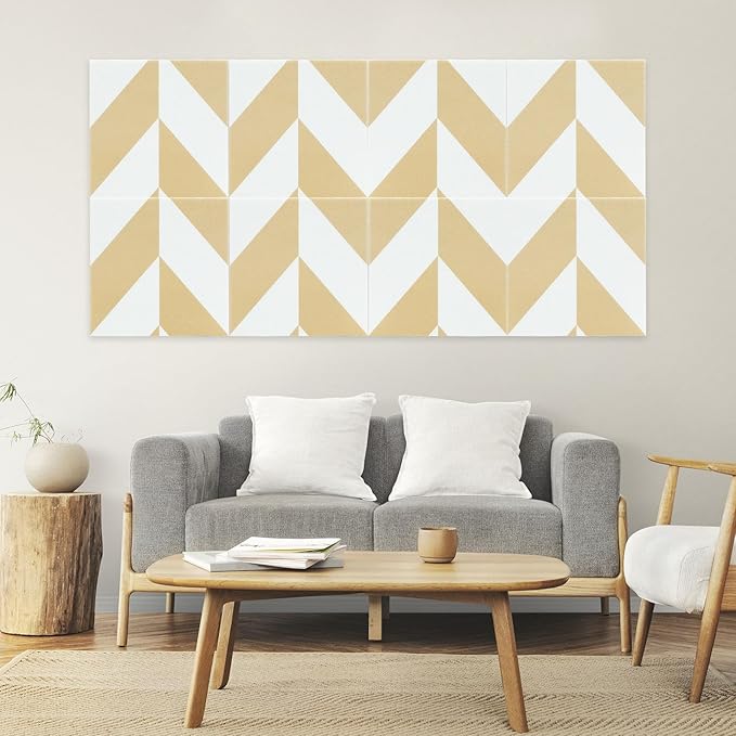 Smarpau Large Cork Board for Walls, 12 Pack Square Bulletin Board, Felt Wall - Image 4