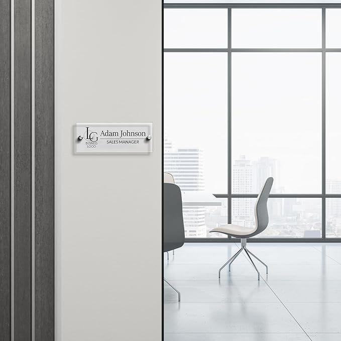 Custom Name Plates for Doors Personalized Wall Name Signs Office Workspace - Image 3