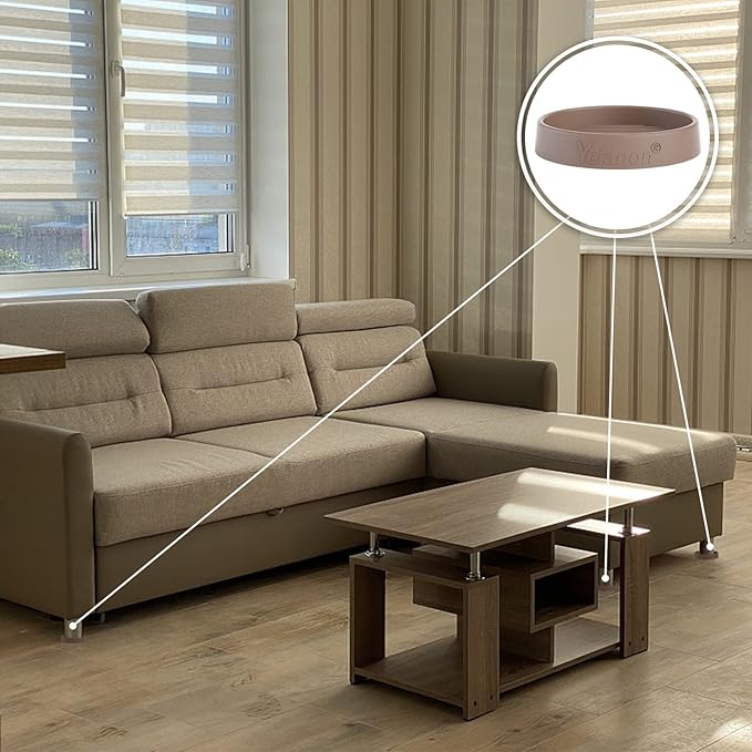 Yelanon Non Slip Furniture Pads, Non Skid Furniture Grippers, Anti Slide Floor - Image 6