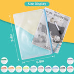 YOPCDJ 12pcs Mesh Zipper Pouch Bags, A5 Puzzle Bag - Image 2
