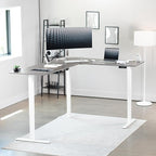 VIVO Electric Corner 75 x 63 inch L-Shaped Standing Desk, Memory Height - Image 2