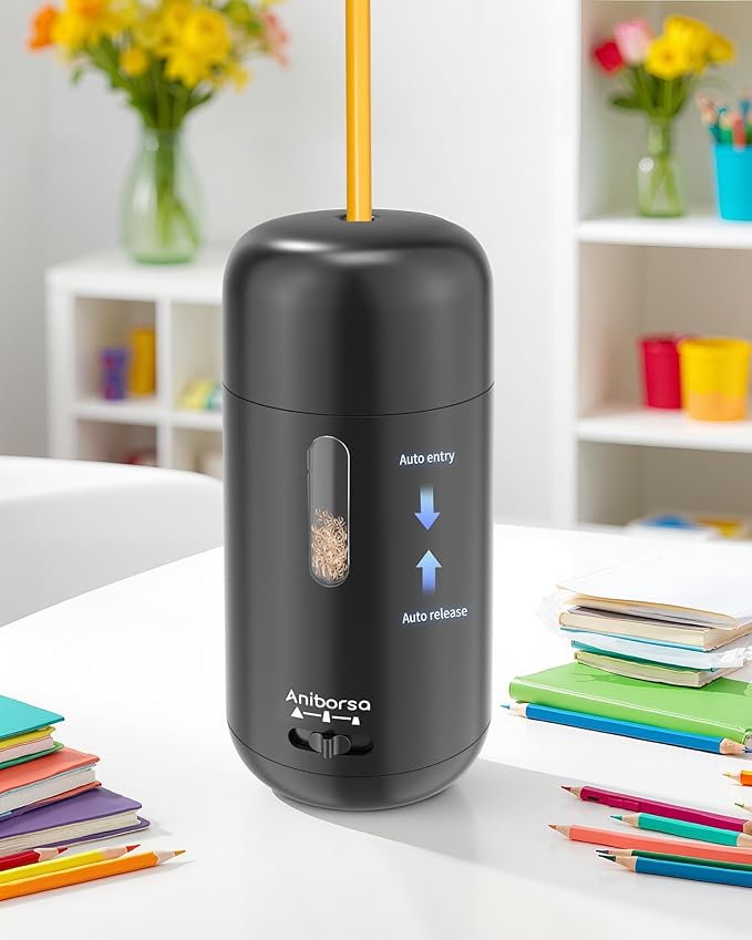 Aniborsa Automatic Electric Pencil Sharpener - Image 2