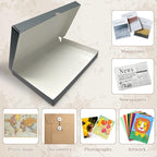 Golden State Art, Archival Folio Storage Box 11x17, Clamshell Design - Image 6