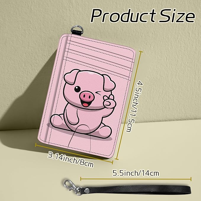 BWEGRHE Small Travel Wallets, RFID Blocking PU Leather Credit Card Holder - Image 2