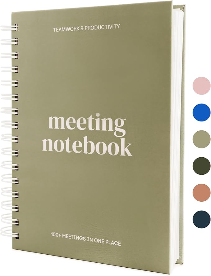 Lamare Meeting Notebook for Work Organization – Perfect Work Notebook for Note by Lamare