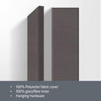 2” Thick Acoustic Panels with Hanging Brackets to the Wall, Mud Grey - Image 7