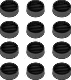 VOCOMO Non Slip Furniture Pads, 1.5' Round Black Rubber Caster Cups, Anti Slide by VOCOMO