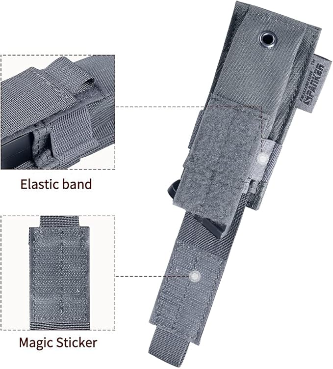 EXCELLENT ELITE SPANKER Molle Single/Double Pistol Mag Pouch Tactical Magazine - Image 4