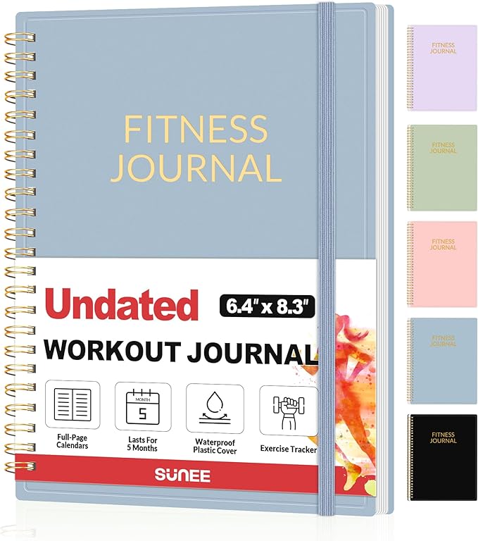 Fitness Journal Workout Planner by SUNEE