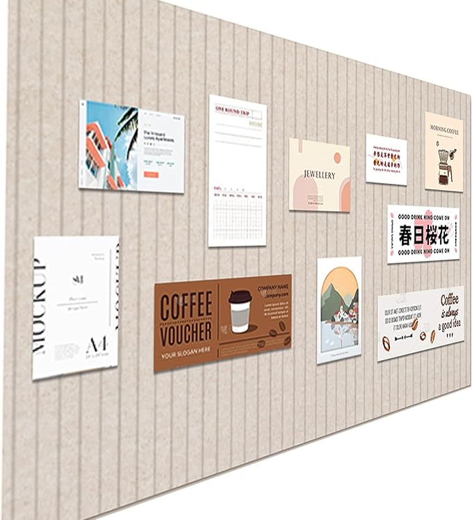 Large Felt Wall Tiles Cork Boards by Unknown