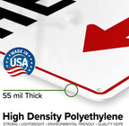 Custom Arrow, Custom Directional Sign, Left Arrow, 10x14 Inches, 55 mil thick - Image 3