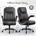 gtpoffice executive office chair with comfortable lumbar support, close-up detail