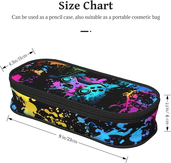 YOZIRIBO Game Pencil Case for Boys Kids, Large Capacity Pencil Pouch for School - Image 4