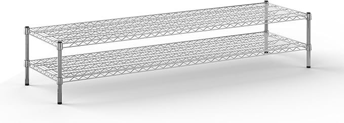 Regal Altair 21" Deep x 72" Wide x 14" Height Wire Shelving Kit | 2-Tier | NSF by Regal+Altair
