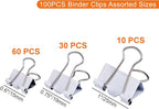 NEEWAY Binder Clips Assorted Sizes - Image 2