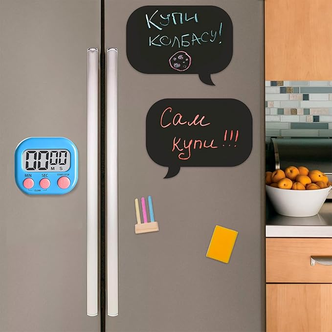 48 Pcs Digital Kitchen Timer Bulk, Small Magnetic Backing Stand Timer, Large - Image 6