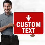 Custom Arrow, Custom Directional Sign, Down Arrow, 18x24 Inches, Rust Free .063 - Image 2