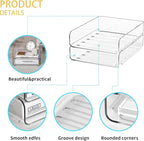 FANXIYQ 2-Tier Acrylic Paper Tray Organizer - Image 3
